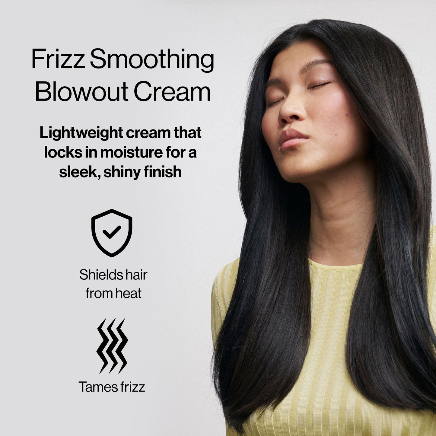 Freewill Frizz Smoothing Blowout Cream, Anti Frizz Hair Cream with Shea Butter, Coconut, & Ginger Oils for Silky, Smooth Blowouts - Vegan Frizzy Hair Beauty & Personal Care Freewill