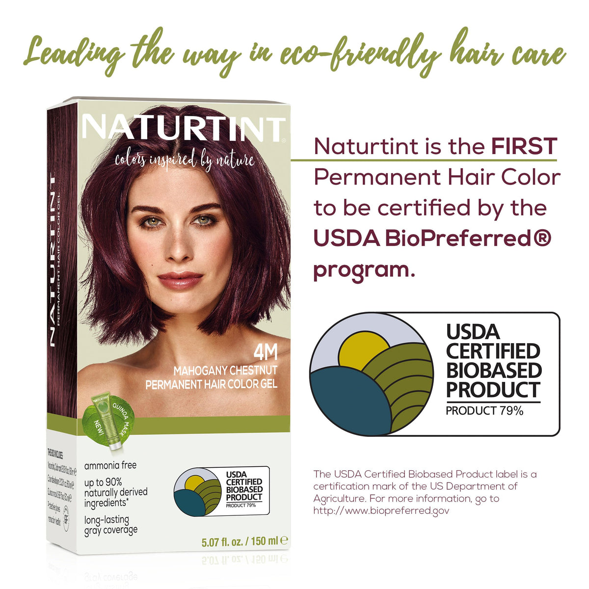 Naturtint 4M Mahogany Chestnut Permanent Hair Color (Pack of 1), Ammonia Free, Vegan, Cruelty Free, up to 100% Gray Coverage, Long Lasting Results Beauty & Personal Care Naturtint