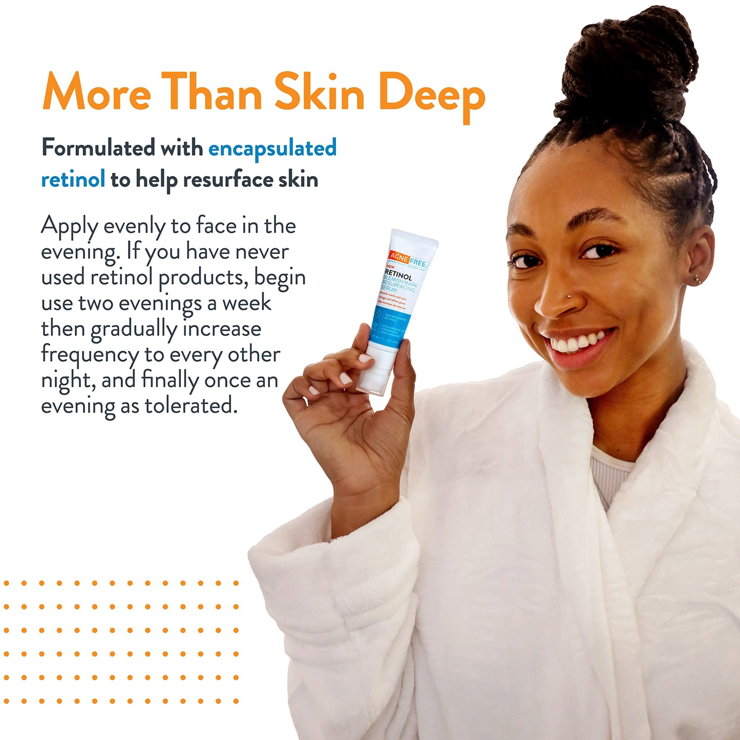 AcneFree Retinol Blemish Mark Resurfacing Serum with Hyaluronic Acid, and Niacinamide | Helps to Reduce the Appearance of Acne Marks | Redness Control Beauty & Personal Care AcneFree