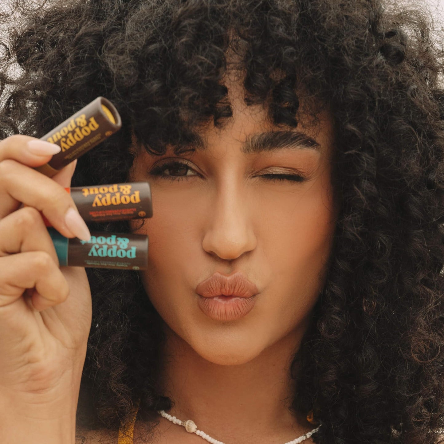 Poppy & Pout Midnight Mint Jumbo Lip Balm - All Natural Lip Balms & Moisturizers - Hydrates with Beeswax, Vitamin E, Organic Coconut Oil Beauty and Personal Care Poppy & Pout