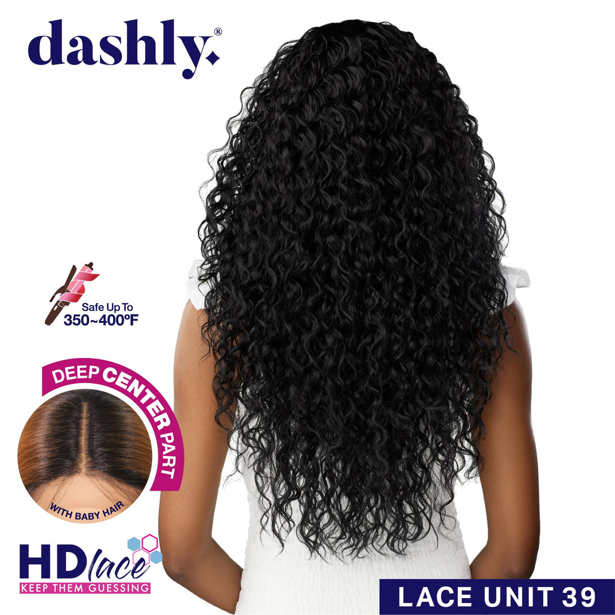 Sensationnel Dashly Lace Front Wig-Unit 39, CH30