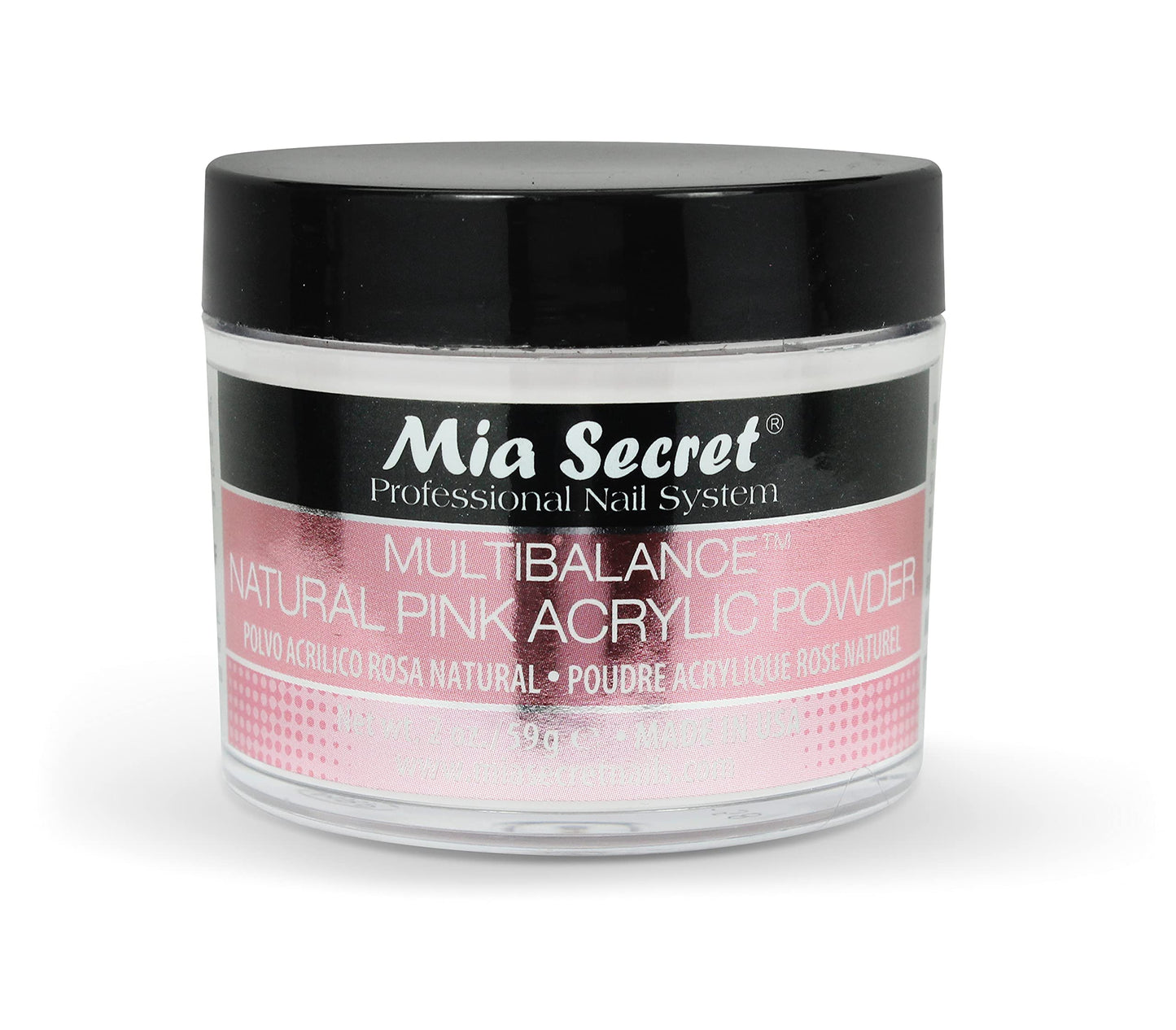 Mia Secret Multibalance Natural Pink Acrylic Powder 2 Oz Beauty & Personal Care Mia Secret