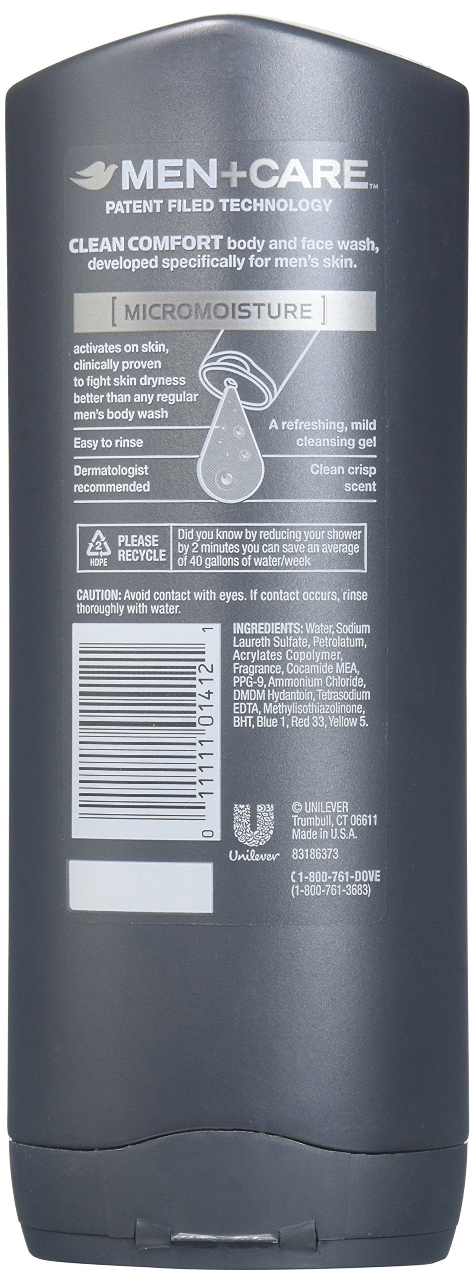 Dove Men + Care Body Face Wash Clean Comfort 13.50 oz, 0.0353 Ounce Beauty & Personal Care Dove