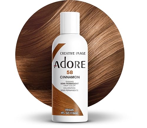 Adore Semi-Permanent Haircolor #058 Cinnamon 4 Ounce (118ml) (3 Pack) Beauty & Personal Care Adore