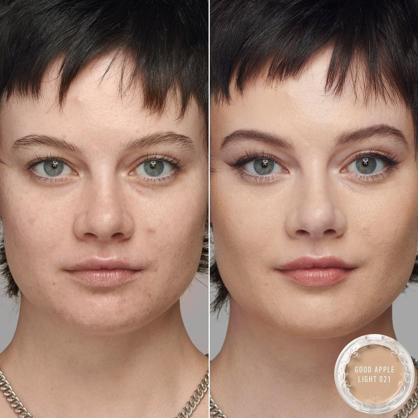 KVD Beauty Good Apple Lightweight Full-Coverage Cream Foundation Balm Light 021 Beauty & Personal Care Kat Von D