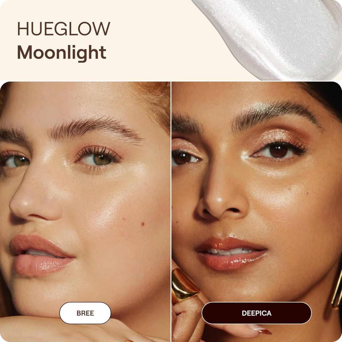 Live Tinted Hueglow Mini Liquid Highlighter Drops - Moonlight, 0.46 oz