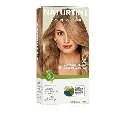 Naturtint 8G Sandy Golden Blonde Permanent Hair Color (Pack of 1), Ammonia Free, Vegan, Cruelty Free, up to 100% Gray Coverage, Long Lasting Results Beauty & Personal Care Naturtint