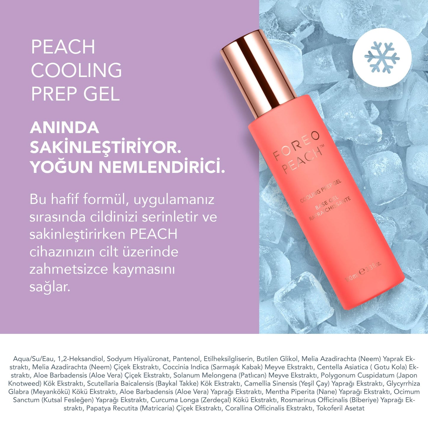 FOREO PEACH 2 go Bundle -Travel-friendly IPL Hair Removal Device + Calming & Hydrating IPL PEACH Cooling Prep Gel - Permanent Hair Removal - Body Beauty and Personal Care FOREO