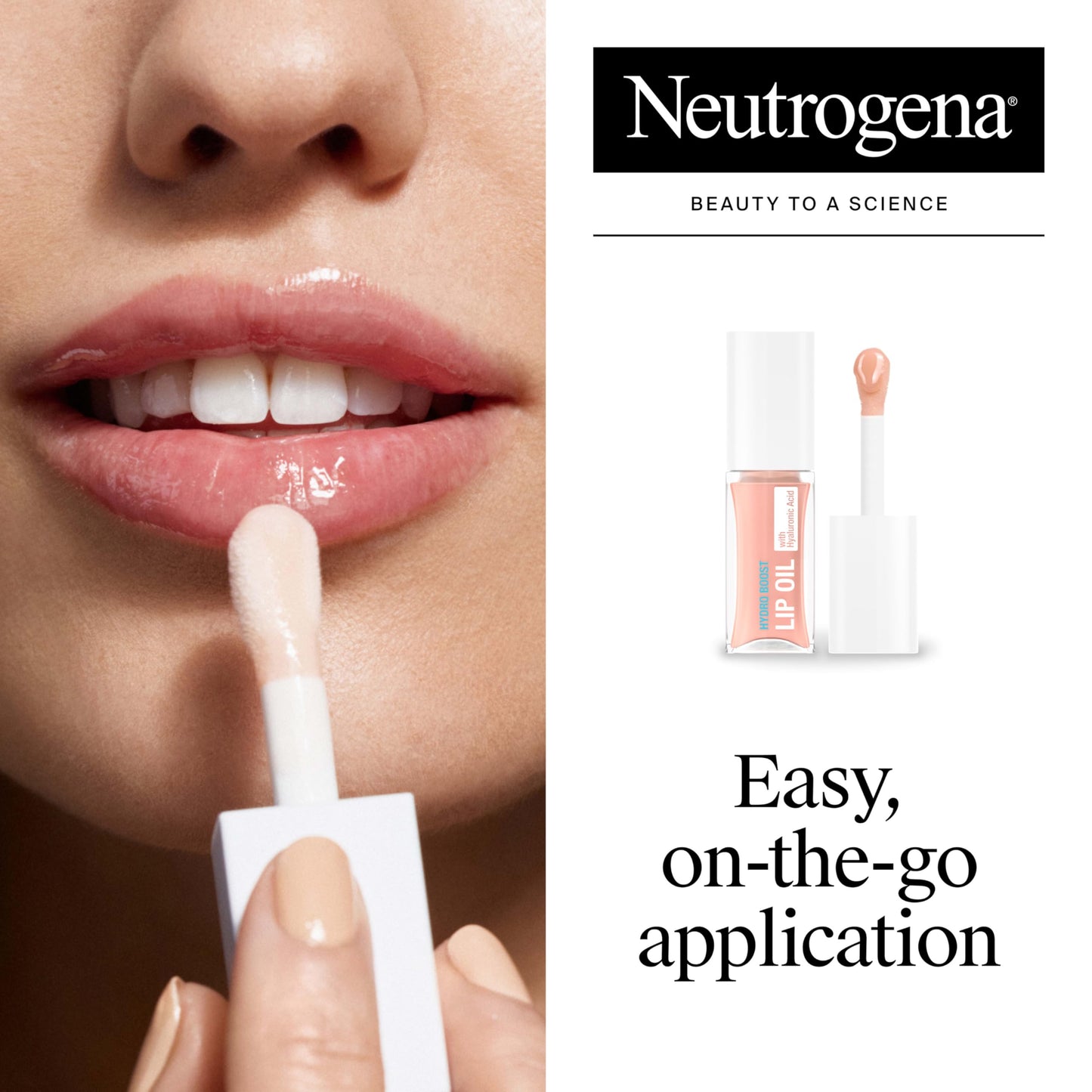 Neutrogena Hydro Boost Tinted Lip Oil with Hyaluronic Acid, Designed to Hydrate & Nourish While Providing a Luxurious Pop of Color for Fuller-Looking Beauty & Personal Care Neutrogena
