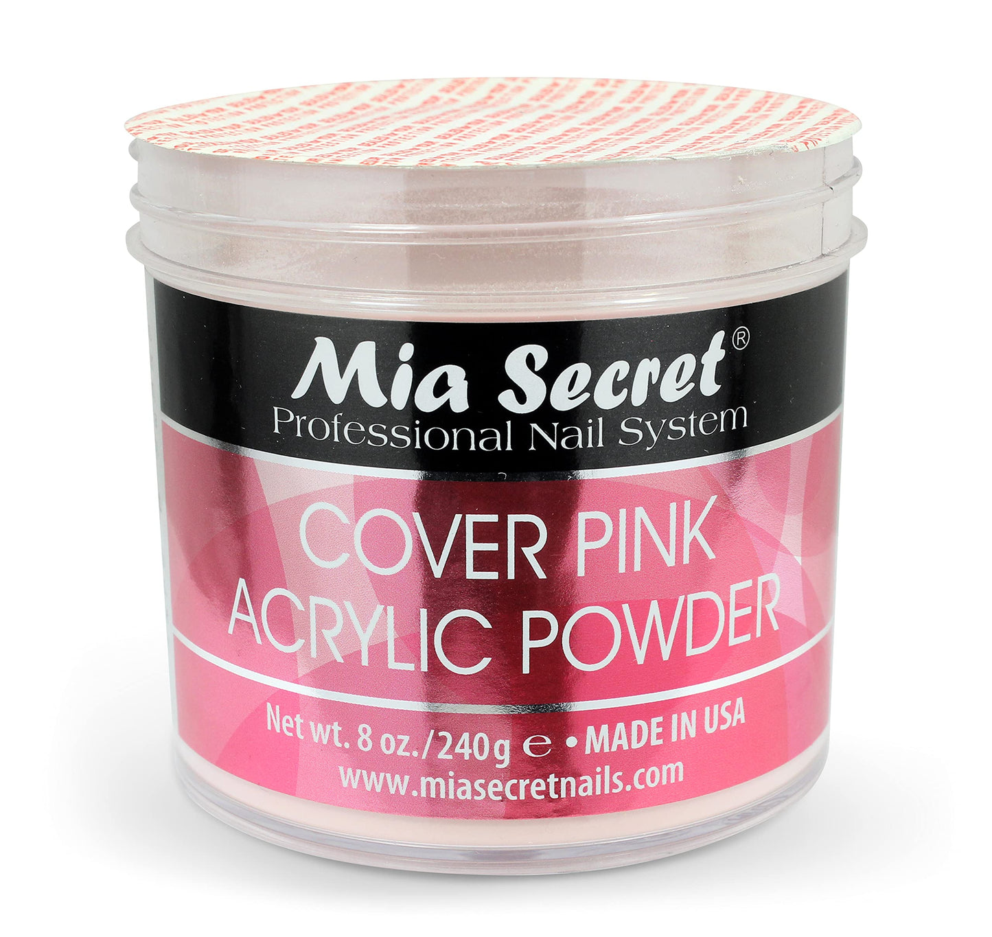 Mia Secret Cover Pink Acrylic Powder (8 oz), Professional Nail System, Ideal for Long Lasting Nails Beauty & Personal Care Mia Secret