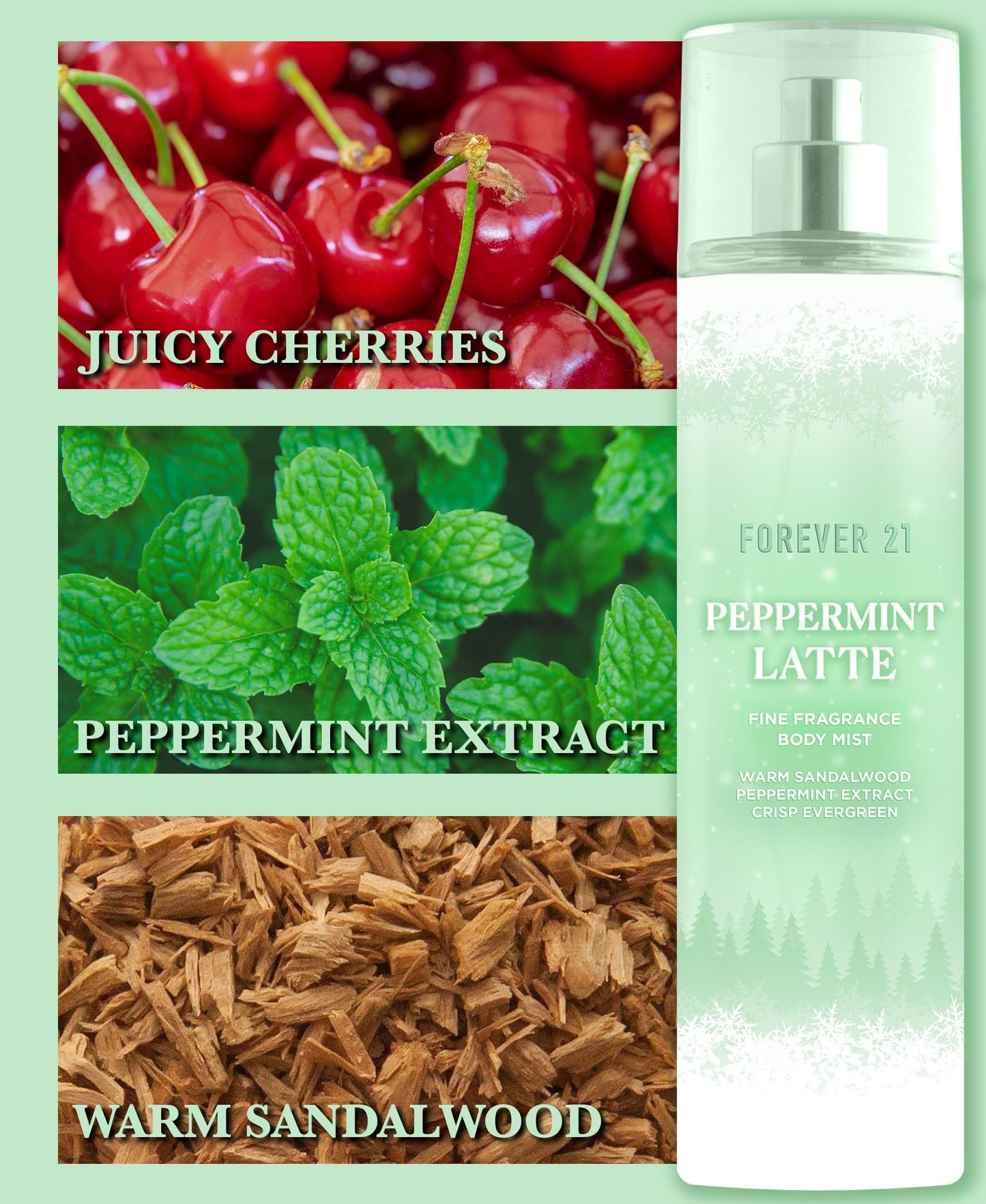 Peppermint Latte Body Mist, 8 fl. oz., by Forever 21 Beauty & Personal Care Forever 21