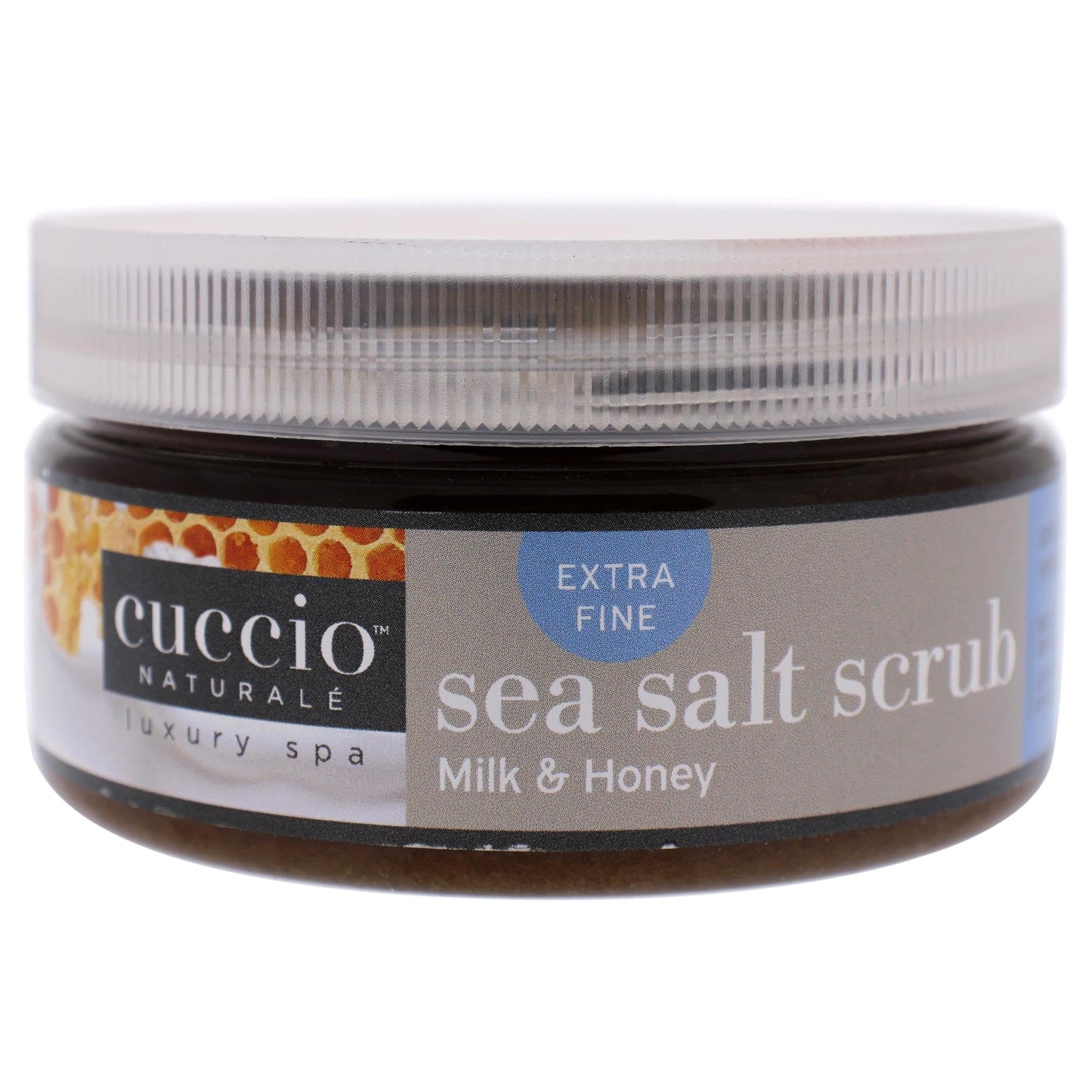 Cuccio Naturale Sea Salt Scrub - Extra Fine - Gently Exfoliates To Remove Dead Skin Cells - Leaves Skin Supple, Radiant And Youthful Looking - Paraben Beauty & Personal Care Cuccio