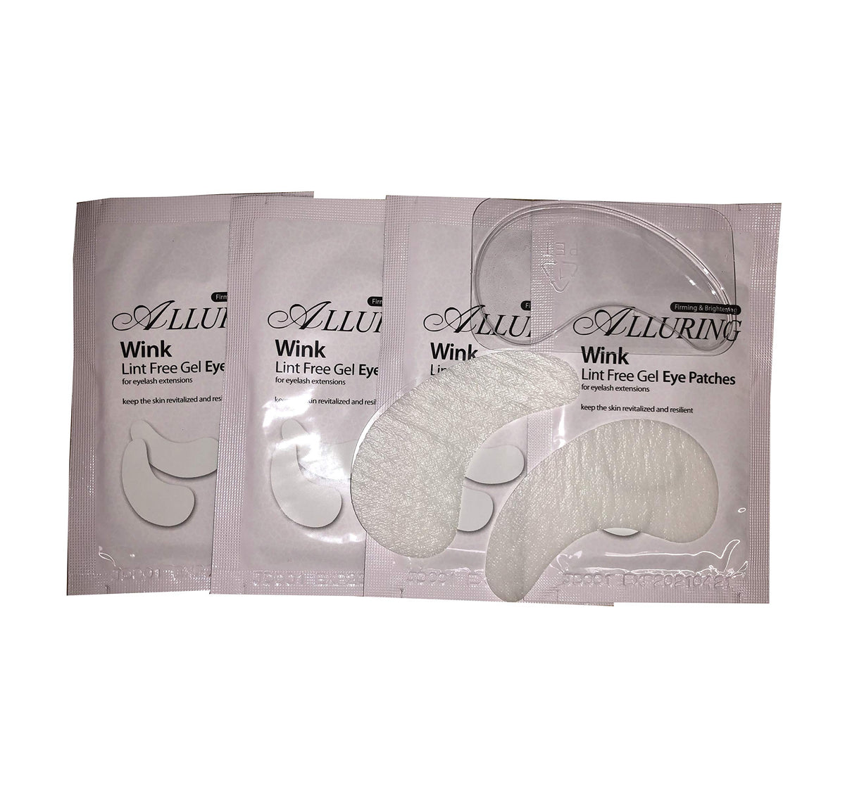 Eyelash Extension Alluring Wink Collagen Anti-Wrinkle Under Eye Pads Patches (50 Pairs)
