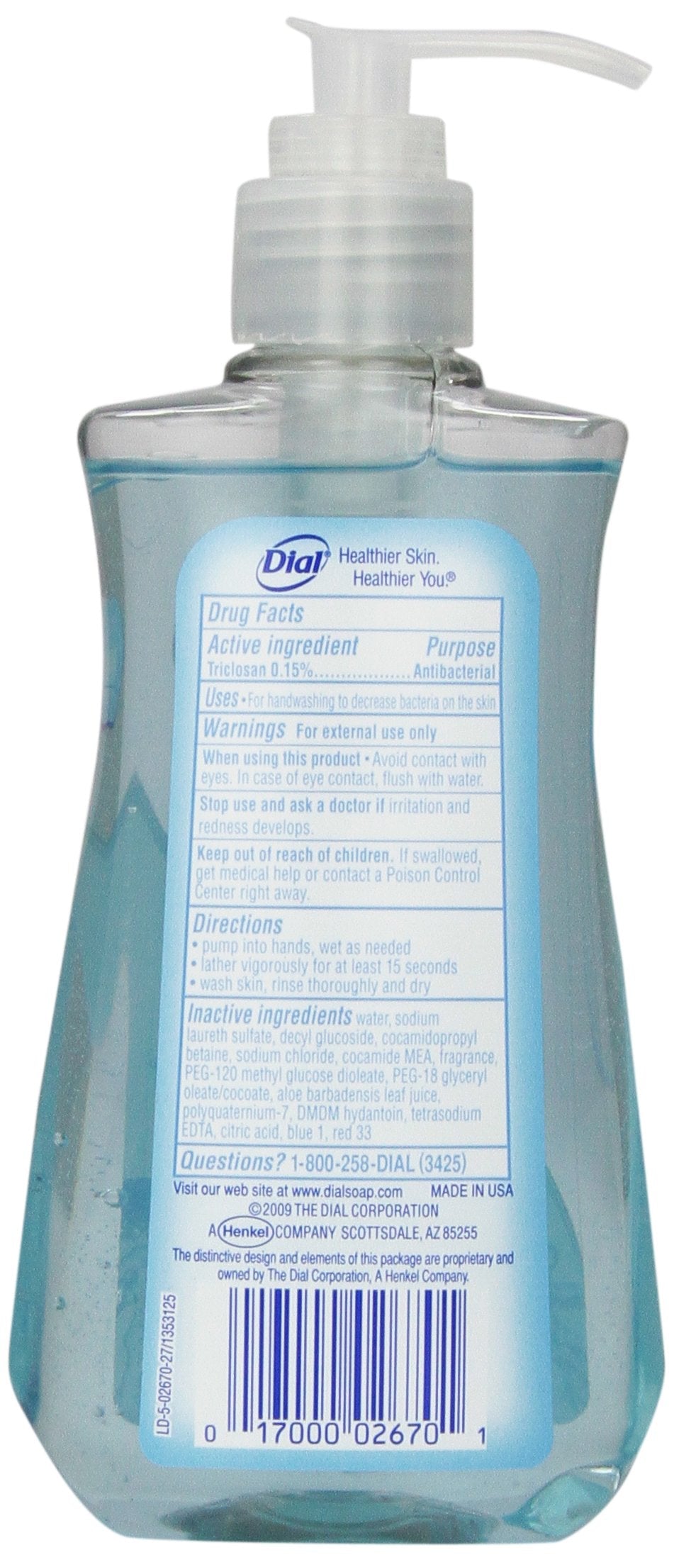 Dial Liquid Hand Soap, Spring Water, 7.5 Fl. Oz (Pack of 1) Beauty & Personal Care Dial
