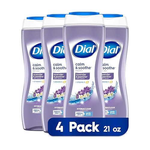 Dial Body Wash, Lavender & Jasmine, 21 Ounce (Pack of 4) Beauty & Personal Care Dial
