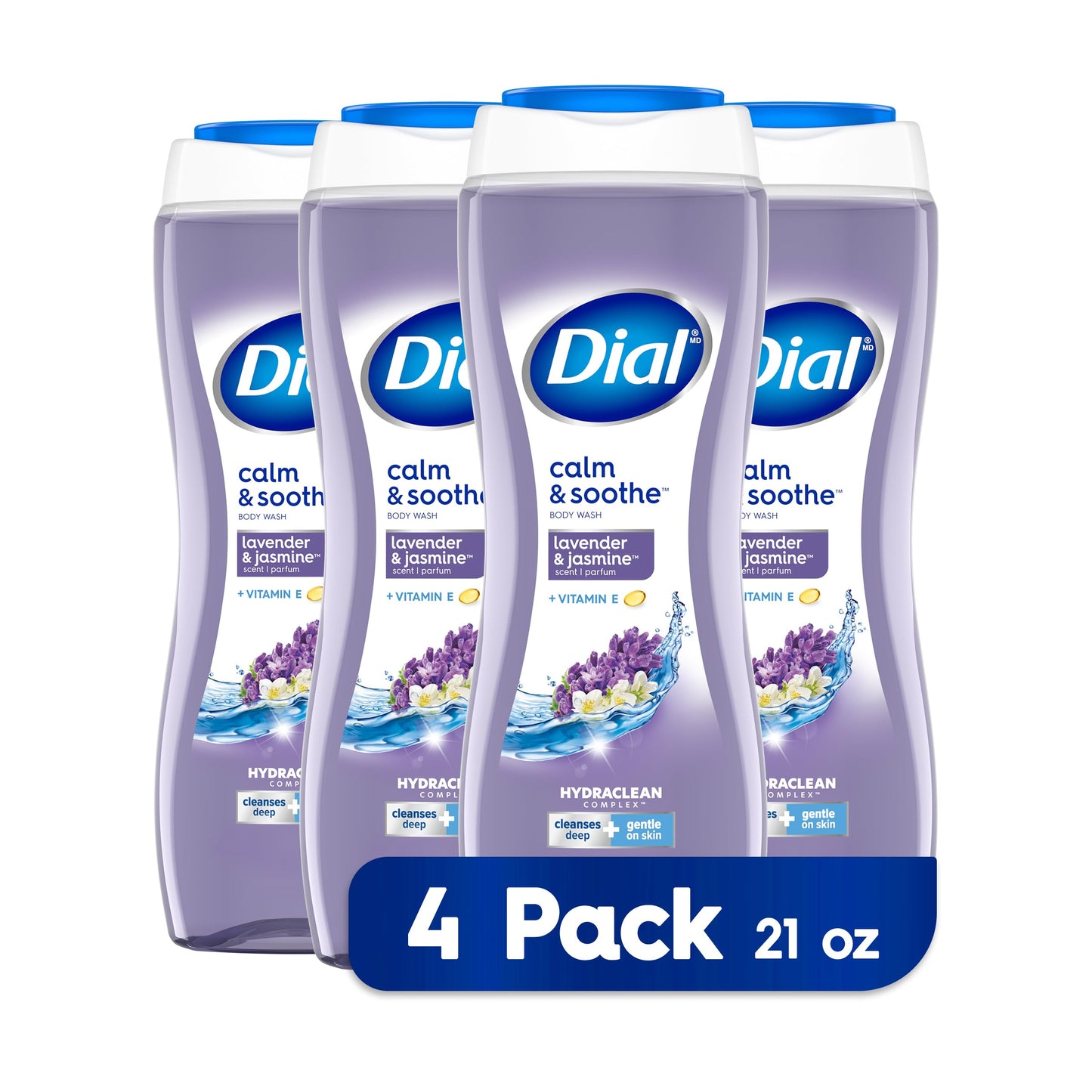 Dial Body Wash, Lavender & Jasmine, 21 Ounce (Pack of 4) Beauty & Personal Care Dial
