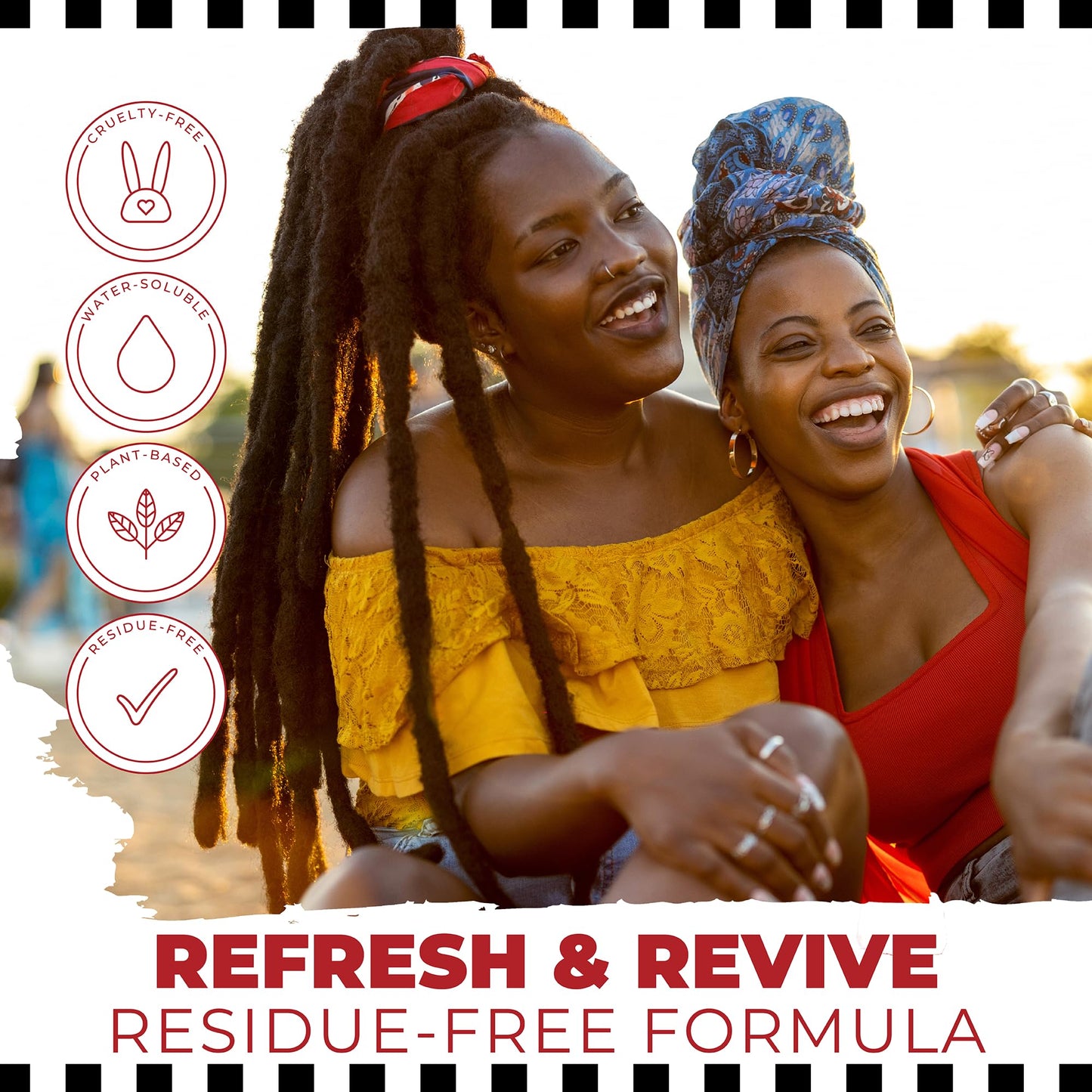 Dollylocks Refreshening Spray for Locs, Braids, Extensions, Dreadlocks | Rosemary Peppermint Lemon | Plant-based, Residue-free, Sulfate-free | Refresh Beauty & Personal Care Dollylocks