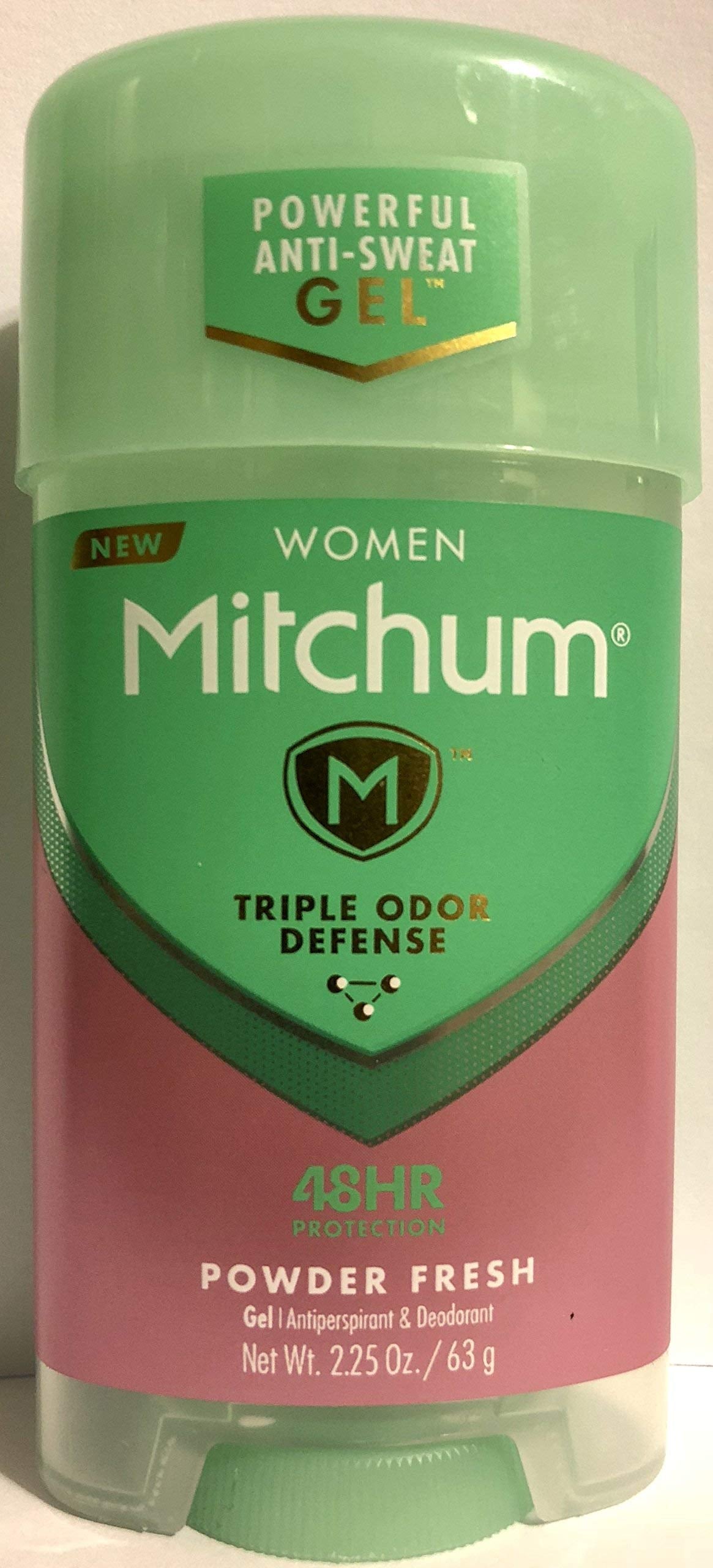 Mitchum Gel Anti-Perspirant Deodorant, Triple Odor Defense for Women, Powder Fresh, 2.25 Oz - 3 Pack Beauty and Personal Care Mitchum