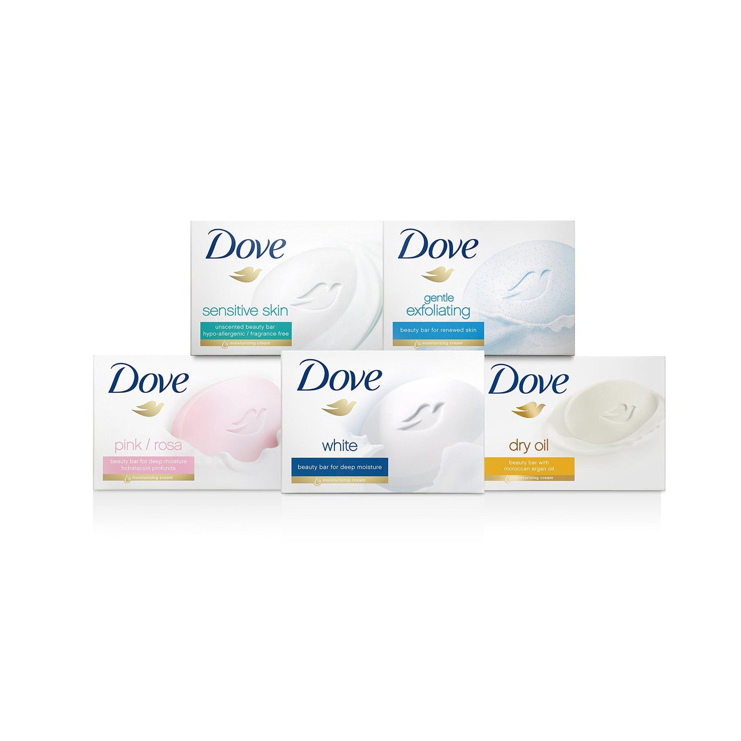 Dove Beauty Bar, Sensitive Skin 4 oz, 14 Bar Beauty & Personal Care Dove