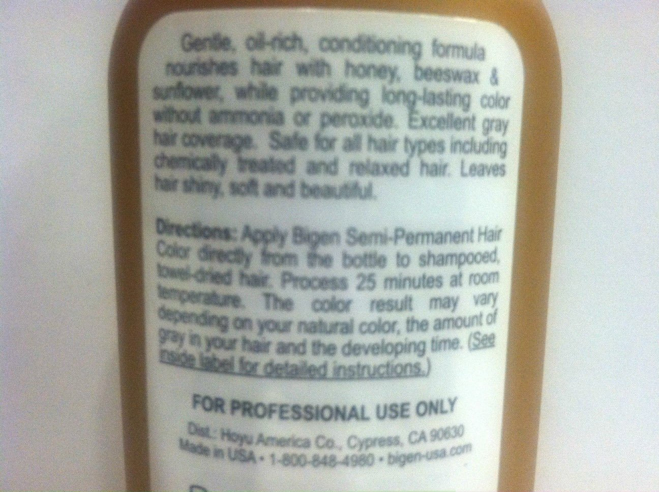 Bigen Semi Permanent Hair Color, Natural Black, 3 Fl Oz (BSPNB2) Beauty & Personal Care Bigen