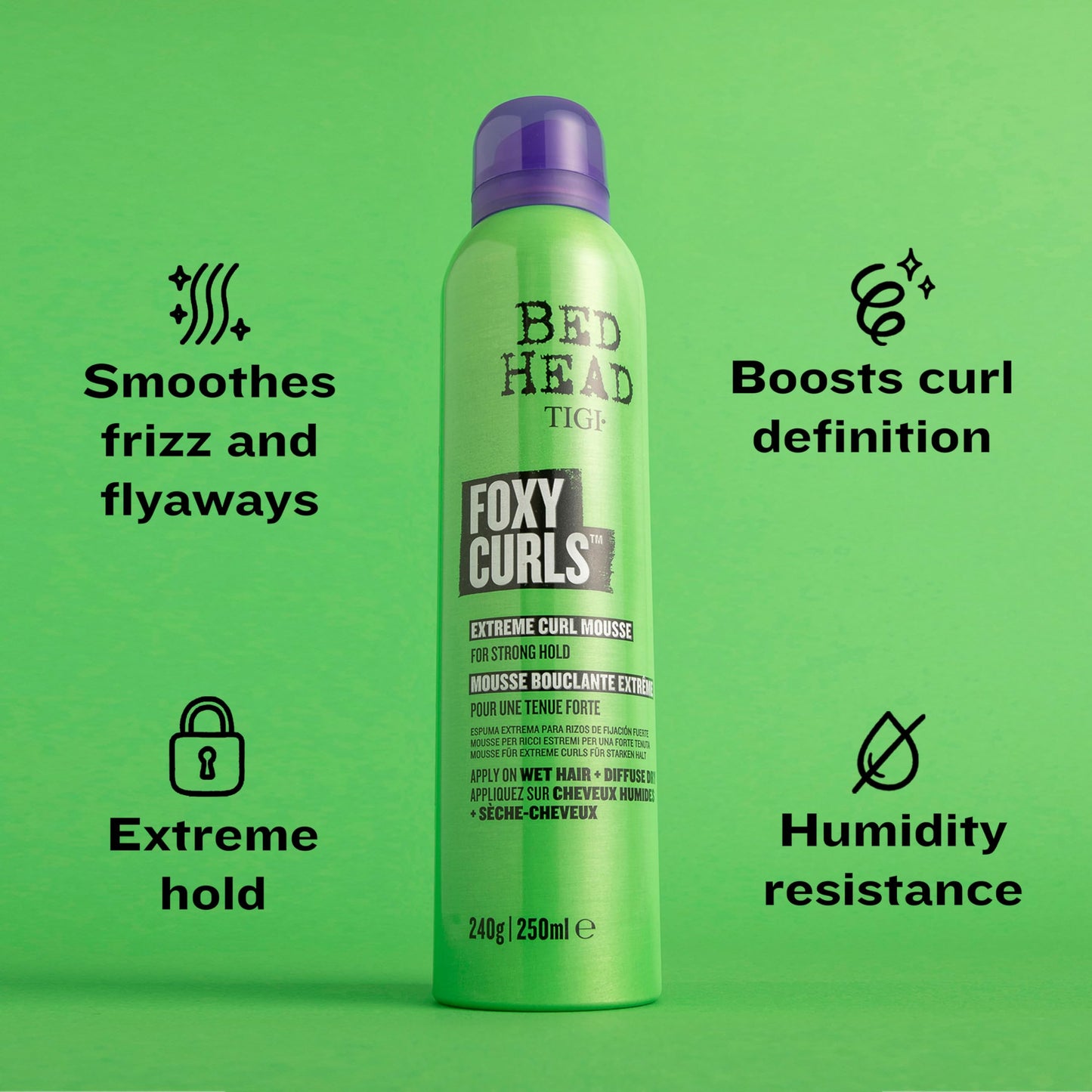 TIGI Bed Head Foxy Curls Curly Hair Mousse for Strong Hold 8.4 oz Beauty & Personal Care TIGI