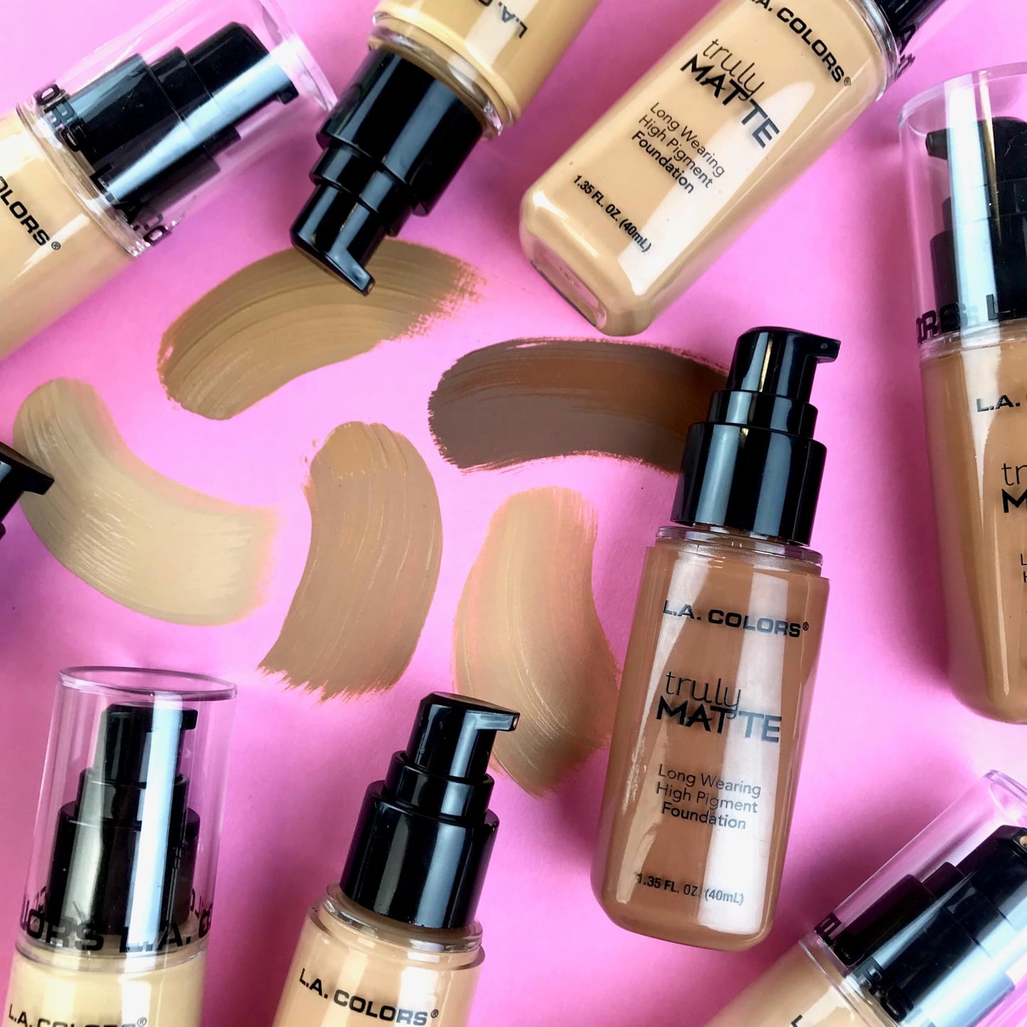 L.A. COLORS Truly Matte Foundation, Medium Beige CLM355 Beauty & Personal Care L.A. COLORS