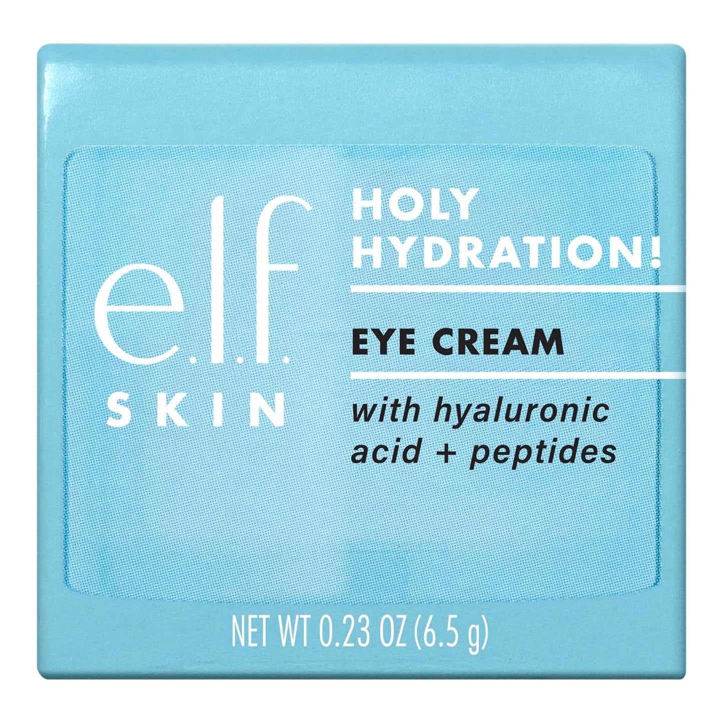 e.l.f. SKIN Holy Hydration! Eye Cream Mini, Rich Hydrating Eye Cream For Minimizing Dark Circles, Infused With Hyaluronic Acid, Vegan Beauty & Personal Care e.l.f.