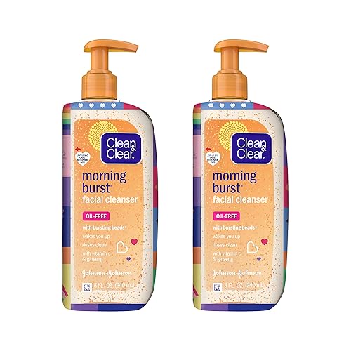 Clean & Clear Morning Burst Oil-Free Facial Cleanser, Brightening Vitamin C & Ginseng, Daily Face Wash, Hypoallergenic, Special Care with Pride Beauty & Personal Care Clean & Clear