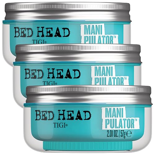 TIGI Bed Head Manipulator Hair Putty 3-Pack - Firm Hold Paste, Hair Styling Products for Women and Men, Frizz Control, Anti-Humidity, Tropical Fruit Beauty & Personal Care TIGI
