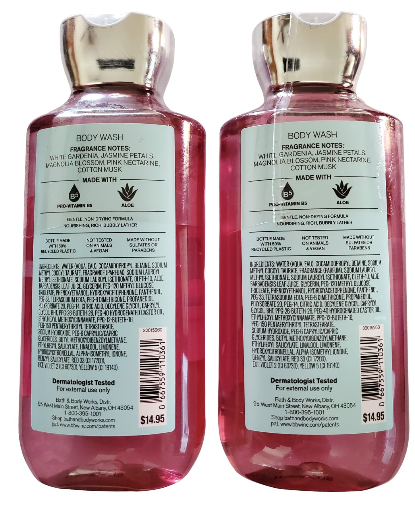 Bath & Body Works Shower Gel, Gift Set of 2, 10oz Each (Hello Beautiful) Beauty & Personal Care Bath & Body Works