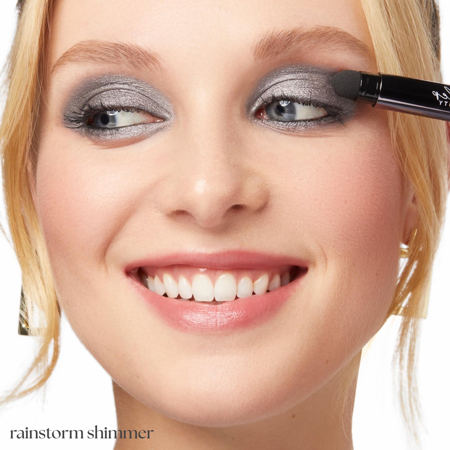 Julep Eyeshadow 101 Cream-to-Powder Waterproof Shadow Stick - Rainstorm Shimmer - Long-Lasting, Crease-Proof, Deep Silver Shimmer Cream Eyeshadow Beauty & Personal Care Julep
