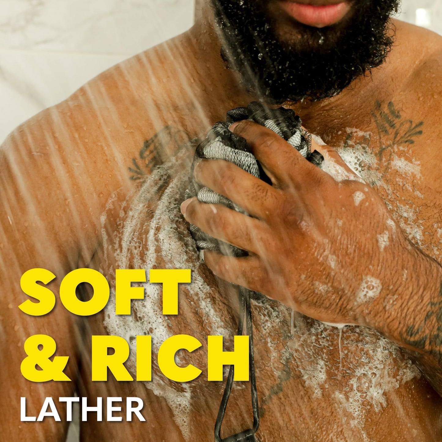 The Beard Club Fresh Water Body Wash: Invigorating All-in-One Shower Gel for Men, Deep Cleansing & Moisturizing Formula, Sulfate-Free, with Natural Beauty & Personal Care The Beard Club