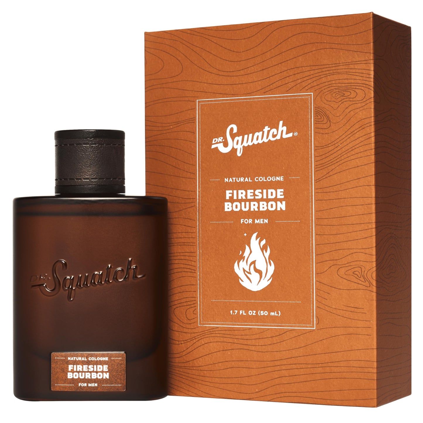Dr. Squatch Natural Cologne for Men - Scent-Lock Technology and Sustainably-Sourced Ingredients - Fireside Bourbon Cologne (1.7 fl oz) Beauty & Personal Care Dr. Squatch