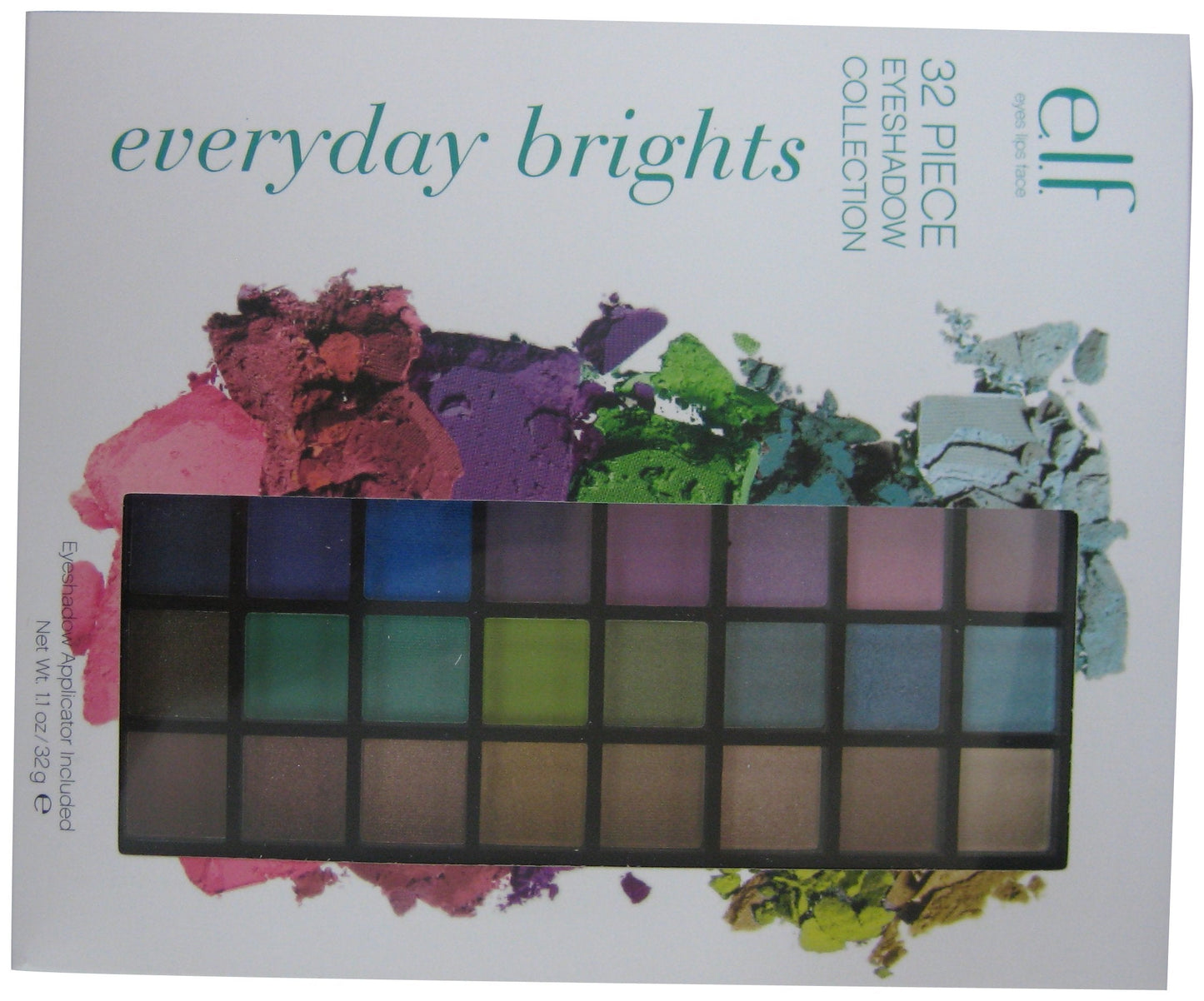 E.l.f. 32 Piece Eyeshadow Collection, Everyday Brights Beauty & Personal Care e.l.f.