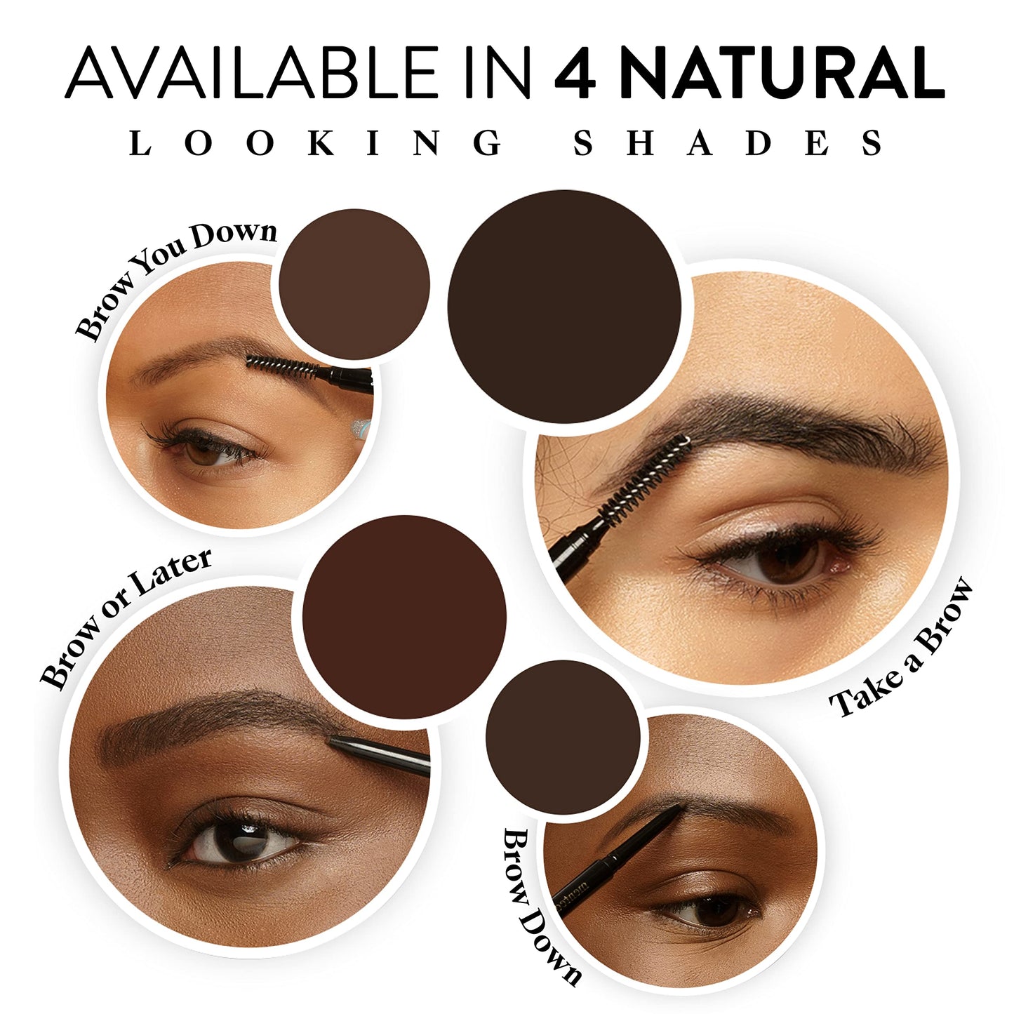 Waterproof Eyebrow Pen with Brush, Brow Pencil & Lash Spoolies for Eyelash Extensions, Eye Brow Pencils for Women, Eyelash Brush & Spoolie Combo Beauty & Personal Care Mented