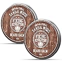 Viking Revolution Sandalwood Beard Balm - Beard Butter with Argan Oil, Beard Softener for Men with Jojoba Oil - Beard Moisturizer for Men with Beeswax Beauty & Personal Care Viking Revolution