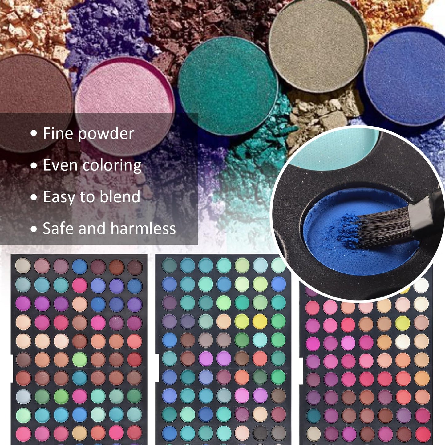 Pure Vie Professional 252 Colors Highlight Eyeshadow Palette Makeup Contouring Kit - Highly Pigmented Nudes Warm Natural Matte Shimmer Cosmetic Eye Beauty & Personal Care Pure Vie