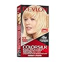 Revlon Colorsilk Beautiful Color Permanent Hair Color, Long-Lasting High-Definition Color, Shine & Silky Softness with 100% Gray Coverage, Ammonia Beauty & Personal Care REVLON