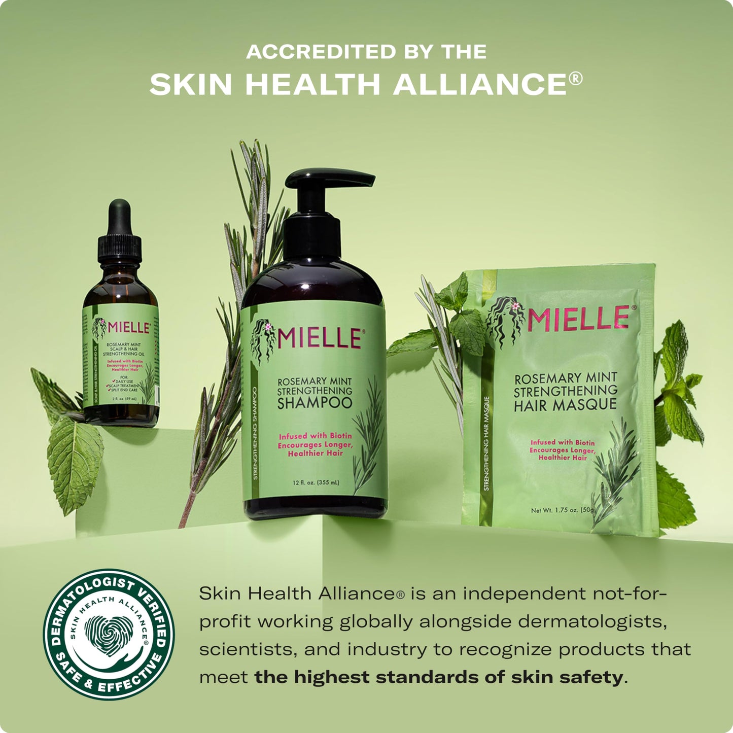 Mielle Organics Rosemary & Mint Edge Control Gel - Strong Hold Hair & Edge Gel for Women & Men - Infused with Biotin, Coconut & Babassu Oil Beauty & Personal Care Mielle Organics