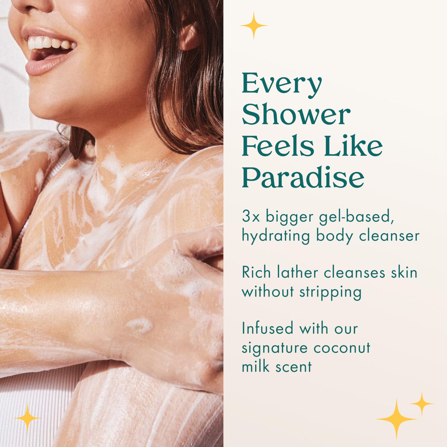 Kopari Jumbo Coconut Hydrating Body Wash with Organic Coconut Water, Sea Kelp and Aloe Vera, Luxurious Gel to Foam, Sweet Coconut & Vanilla, 25 oz Beauty & Personal Care Kopari