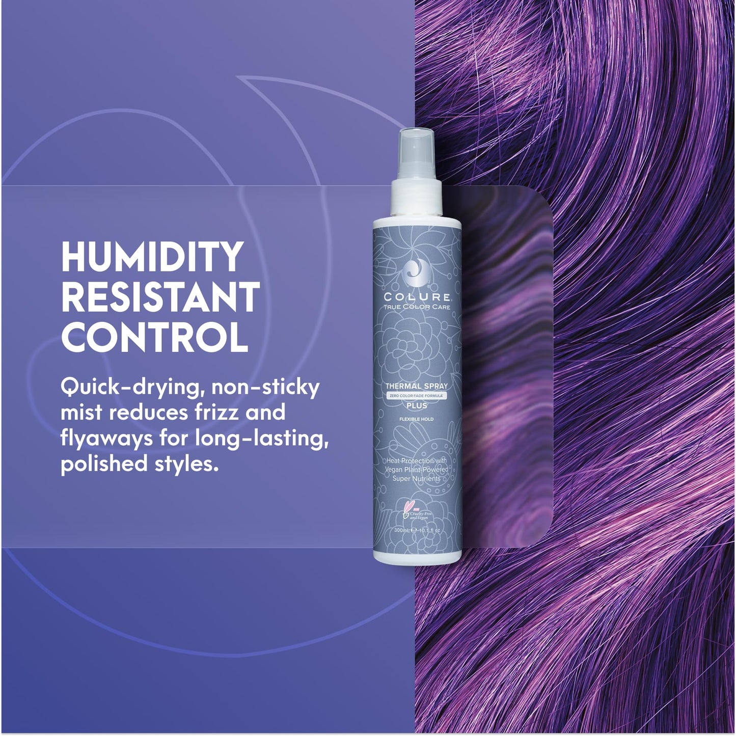 COLURE Thermal Spray Plus 10 oz - Aerosol Free Heat Protectant and Volumizing Setting Spray for Lift and Flexible Hold Beauty & Personal Care COLURE