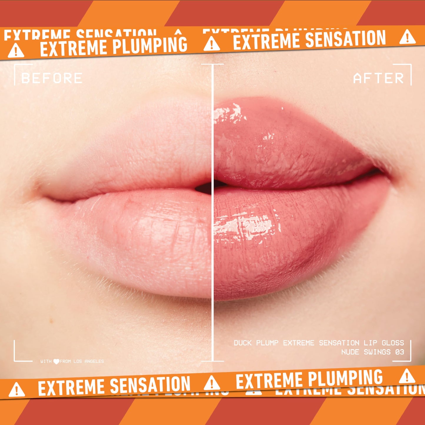 NYX PROFESSIONAL MAKEUP Duck Plump High Pigment Lip Gloss, Lip Plumper Gloss with Spicy Ginger - Nude Swings Beauty & Personal Care NYX PROFESSIONAL MAKEUP
