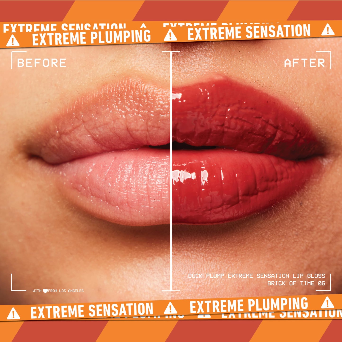 NYX PROFESSIONAL MAKEUP Duck Plump High Pigment Plumping Lip Gloss with Spicy Ginger, Vegan Lip Makeup - Brick Of Time (Rich Terracotta) Beauty & Personal Care NYX PROFESSIONAL MAKEUP