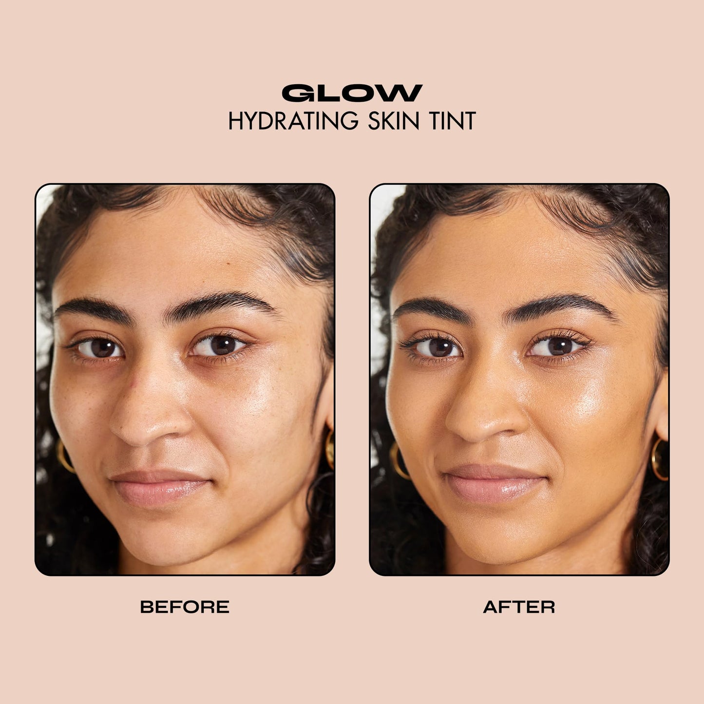 Milani Glow Hydrating Skin Tint - Medium to Dark, Dewy Finish, Light Coverage, Cruelty Free Beauty & Personal Care Milani