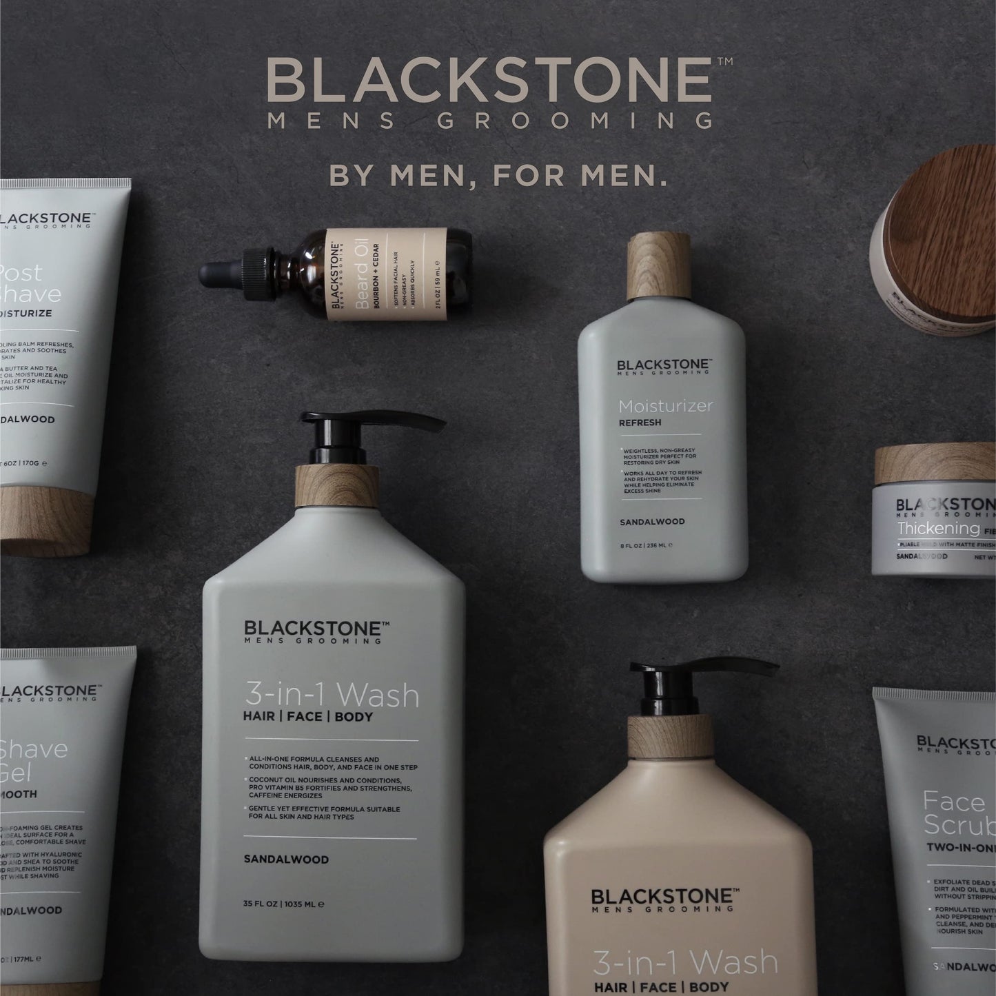 Blackstone Men's Grooming Smooth Shave Gel - Non Foaming for a Smooth Comfortable Shave - Hyaluronic Acid, Shea, Peppermint & Tea Tree - Cool, Soothe… Beauty & Personal Care Blackstone