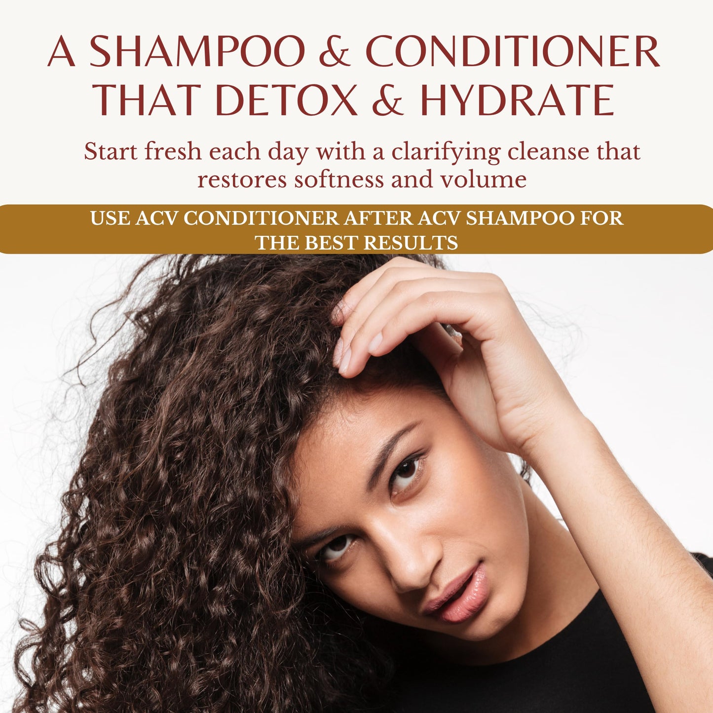 Edenika Botanicals Apple Cider Vinegar Shampoo and Conditioner Set, Deep Cleans, Clarifies, Detoxes Scalp & Hair, Balances pH, Botanical, Sulfate Beauty & Personal Care EDENIKA BOTANICALS