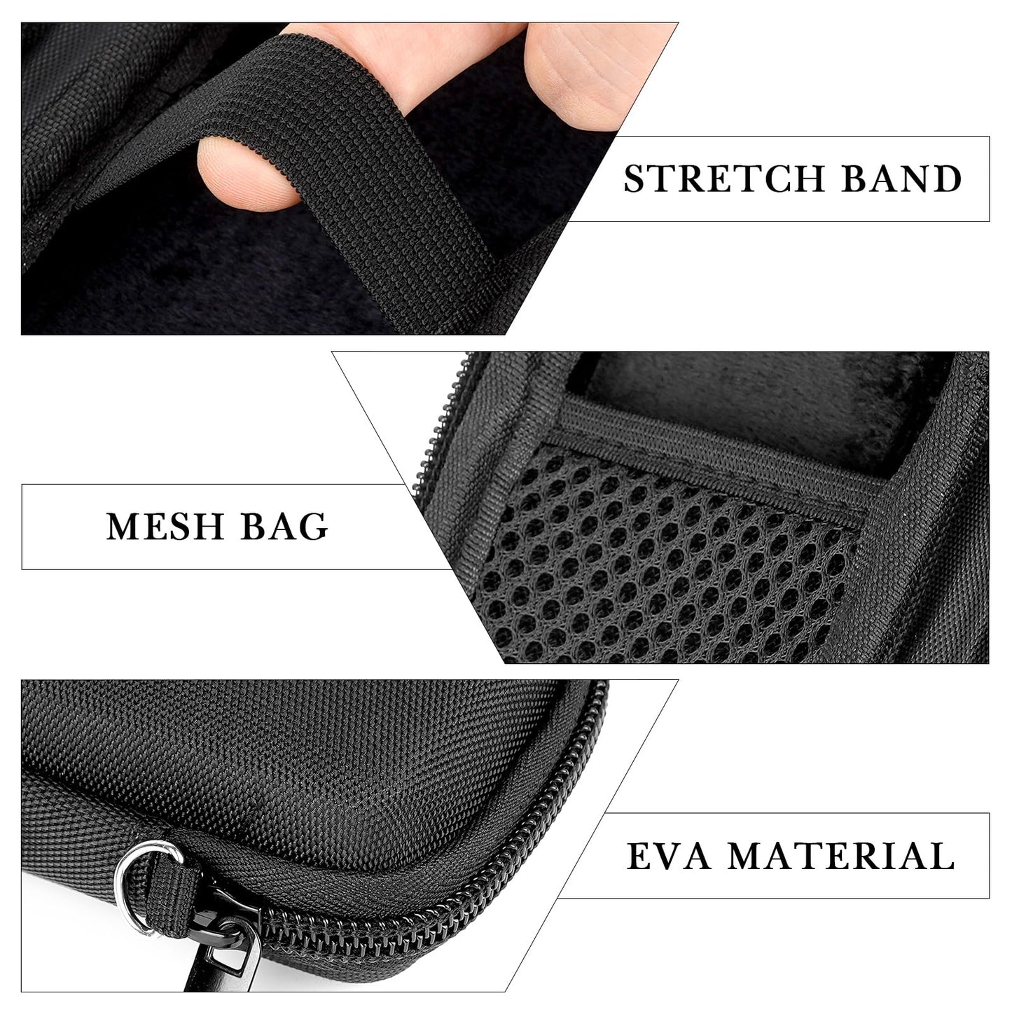 Linkidea Hard Travel Shaver Case, Protect Mini Electric Shaver Storage Bag, Electric Razor Case Compatible with Braun M60, M90 (Black) Beauty and Personal Care Linkidea