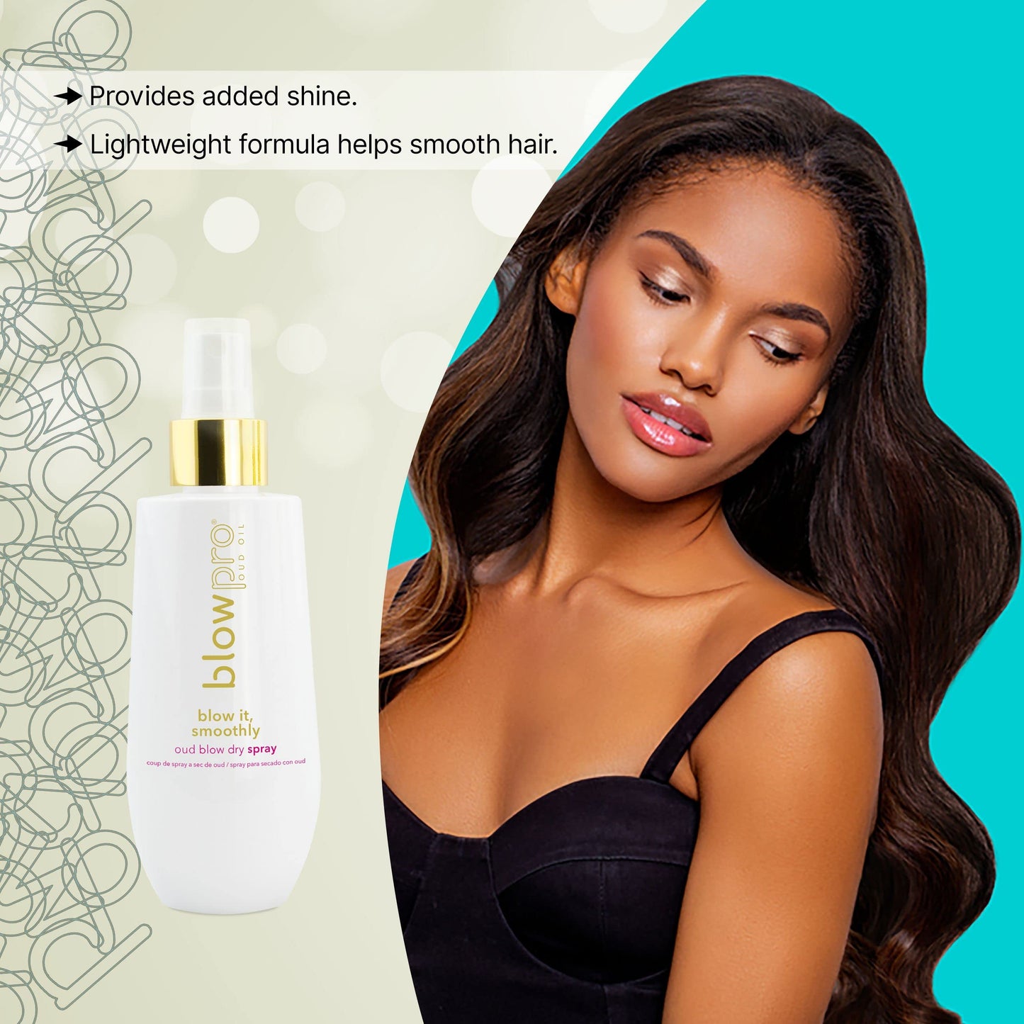 Blowpro Blowpro Blow It Smoothly Oud Oil Blow Dry Spray 6.7 Oz, 6.7 Oz Beauty & Personal Care blowpro
