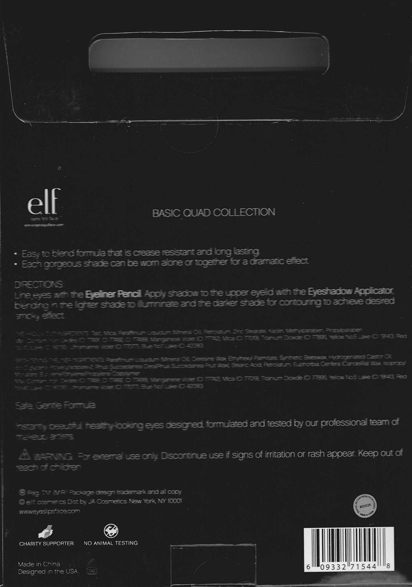 e.l.f Eyeshadow Duo's Basic Quad Collection Beauty & Personal Care e.l.f.