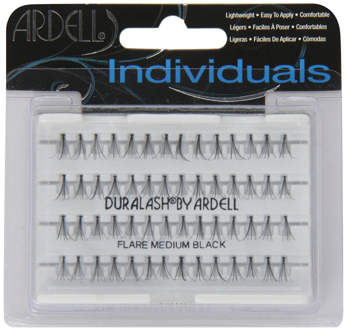 Ardell Duralash Flares, Medium Black, 56 Lashes (Pack of 2) Beauty & Personal Care Ardell